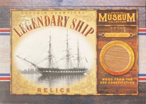 Museum Collection Legendary Ship Relics Wood From the USS Constitution