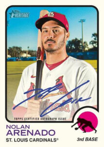 Real One Auto Nolan Arenado MOCK UP