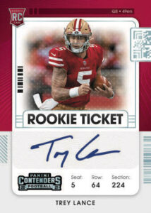 Rookie Ticket RPS Auto Trey Lance MOCK UP