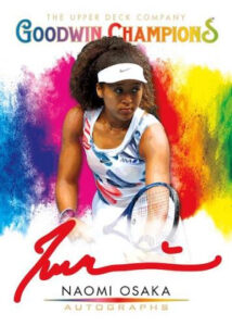 Splash of Color Bounty Award Auto Red Ink Naomi Osaka MOCK UP