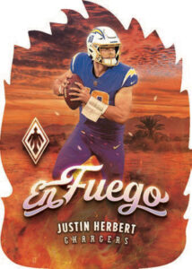 En Fuego Die-Cut Justin Herbert MOCK UP