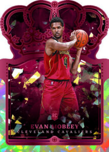 Base Rookie Crystal Red Die Cut Evan Mobley MOCK UP