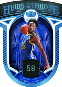 Heirs to the Throne Die Cut Jonathan Kuminga MOCK UP