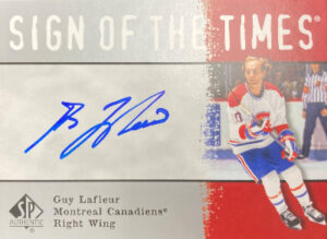 2000-01 Retro Sign of the Times Auto Guy Lafleur