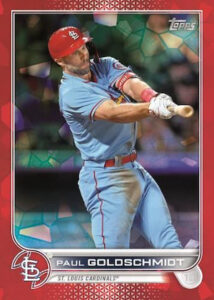 Base Red Foilboard Paul Goldschmidt MOCK UP