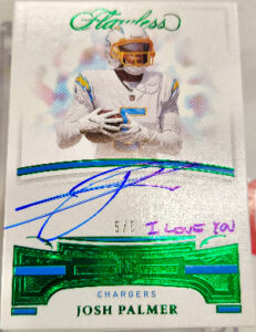 Flawless Rookie Signatures Emerald Josh Palmer