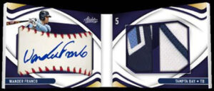 Rookie Baseball Material Booklet Signatures Wander Franco MOCK UP