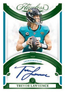 Rookie Gems Signatures Emerald Trevor Lawrence MOCK UP