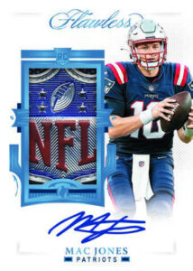 Rookie Patch Auto NFL Shield Mac Jones MOCK UP