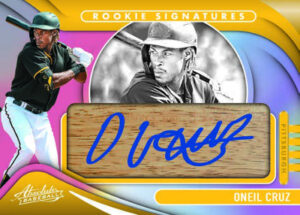 Rookie Wood Signatures Oneil Cruz MOCK UP