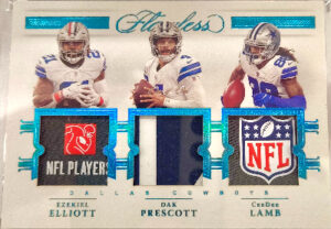 Triple Patches Ezekiel Elliott, Dak Prescott, CeeDee Lamb