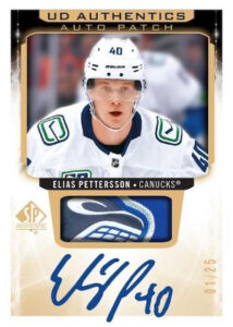 UD Authentics Auto Patch Elias Pettersson MOCK UP