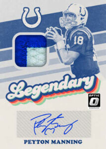 Legendary Patch Auto Peyton Manning MOCK UP