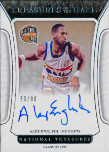 Treasures of the Hall Signatures Alex English