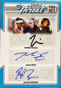 Triple Threats Auto Naomi Osaka, Julie Ertz, Hailie Deegan