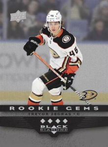 2005-06 Black Diamond Rookie Gems Retros Trevor Zegras MOCK UP