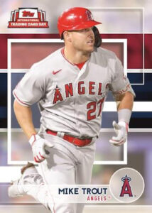 Base Baseball Mike Trout MOCK UP