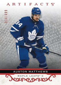 Base Red Auston Matthews MOCK UP