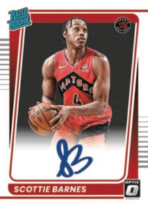 Rated Rookie Signatures Scottie Barnes MOCK UP