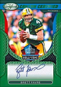 Canton Certified Signatures Brett Favre MOCK UP