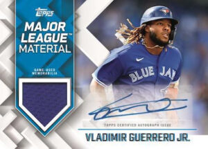 Major League Material Auto Vladimir Guerrero Jr MOCK UP