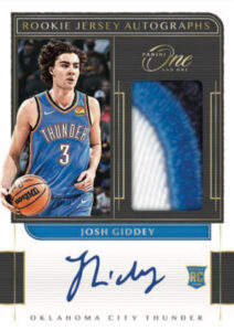 Rookie Jersey Auto Gold Josh Giddey MOCK UP