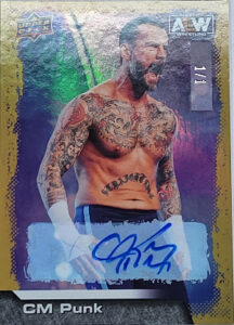 Base Auto Gold CM Punk