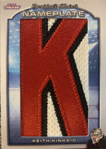 Nameplate Keith Kinkaid