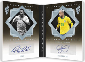 Passing the Torch Auto Booklet Neymar, Pele MOCK UP