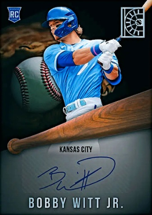 Rookie Auto Bobby Witt Jr MOCK UP