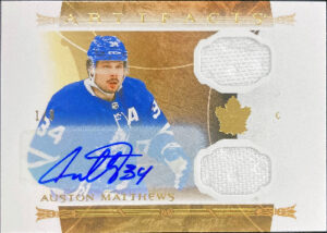 Base Horizontal Auto Materials Gold Auston Matthews