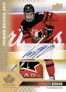 Base Premium Material Auto Patch Connor Bedard MOCK UP