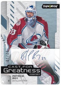 Cast for Greatness Patrick Roy MOCK UP