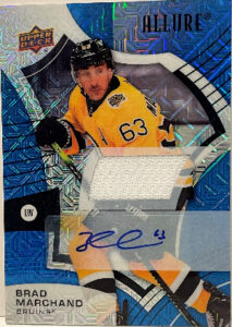 Base Blue Line Auto Jersey Brad Marchand