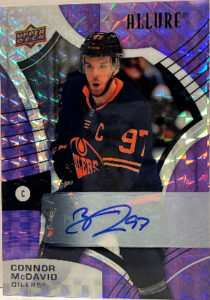 Base Purple Diamond Auto Connor McDavid