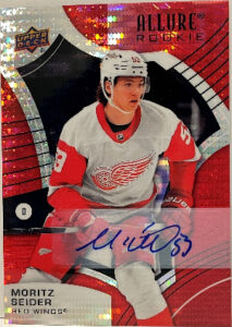 Base Rookie Red Rainbow Auto Moritz Seider