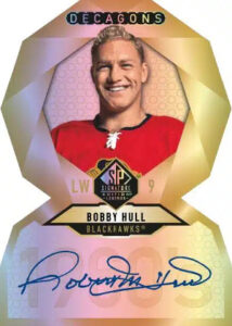 Decagons Gold Auto Bobby Hull MOCK UP