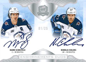 Enshrinements Duos Auto Mark Scheifele, Nikolaj Ehlers MOCK UP