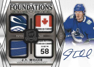 Foundations Quad Jersey Auto J.T. Miller MOCK UP