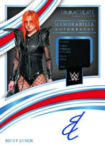 Memorabilia Auto Platinum Becky Lynch MOCK UP