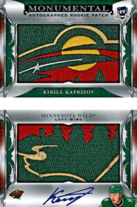 Monumental Auto Rookie Patch Kirill Kaprizov MOCK UP