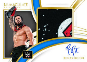 Premium Memorabilia Auto Aceate Roman Reigns MOCK UP