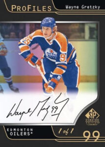 Profiles Black Auto Bounty Achievement Wayne Gretzky MOCK UP