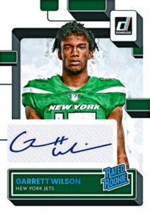 Rated Rookie Portrait Auto Garrett Wilson MOCK UP