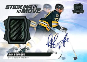 Stick and Move Auto Relic Ray Bourque MOCK UP