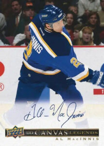 UD Canvas Legends Auto Al Macinnis