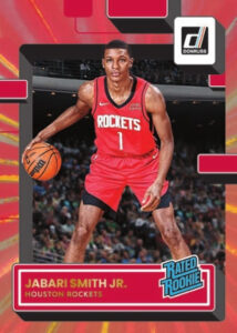 Base Rated Rookie Holo Red Laser Jabari Smith Jr MOCK UP