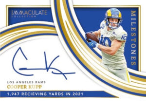 Immaculate Milestone Auto Cooper Kupp MOCK UP