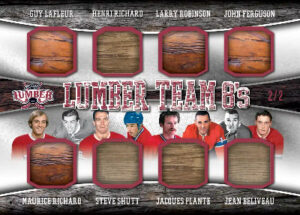 Lumber Team 8s Red Guy Lafleur, Henri Richard, Larry Robinson, John Ferguson, Maurice Richard, Steve Shutt, Jacques Plante, Jean Beliveau MOCK UP