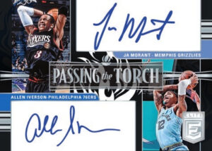 Passing the Torch Signatures Black Allen Iverson, Ja Morant MOCK UP